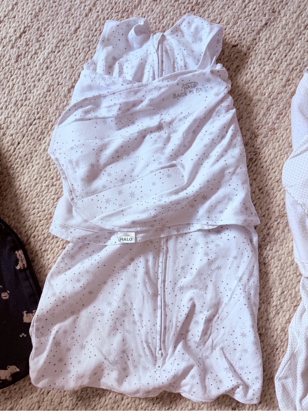 Halo 0-6m sleep sack swaddles (set of two)